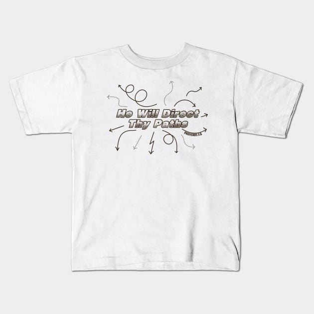 ATV/UTV OffRoad He Will Direct They Paths, Proverbs 3:6 Kids T-Shirt by Terry With The Word